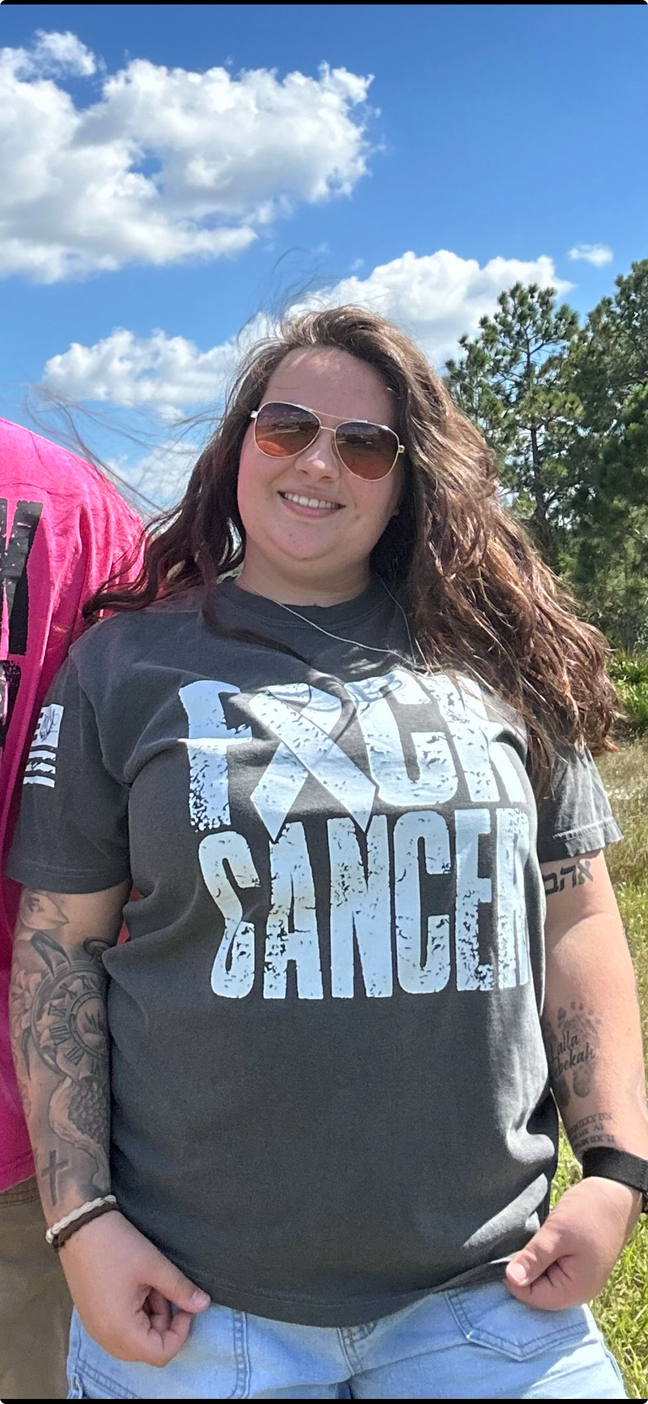 F*ck Cancer Breast Cancer Awareness Garment-Dyed Comfort Colors