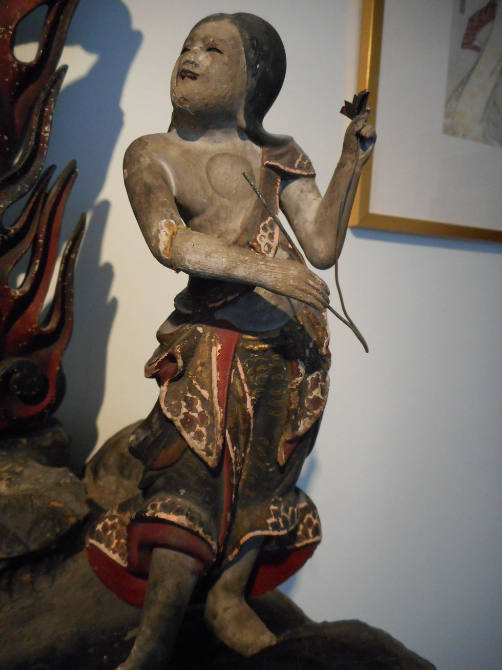 Thumbnail: Fudo Myoo with two boy attendants