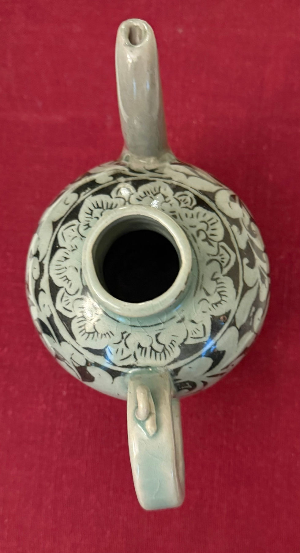 Thumbnail: Korean inlaid celadon ewer