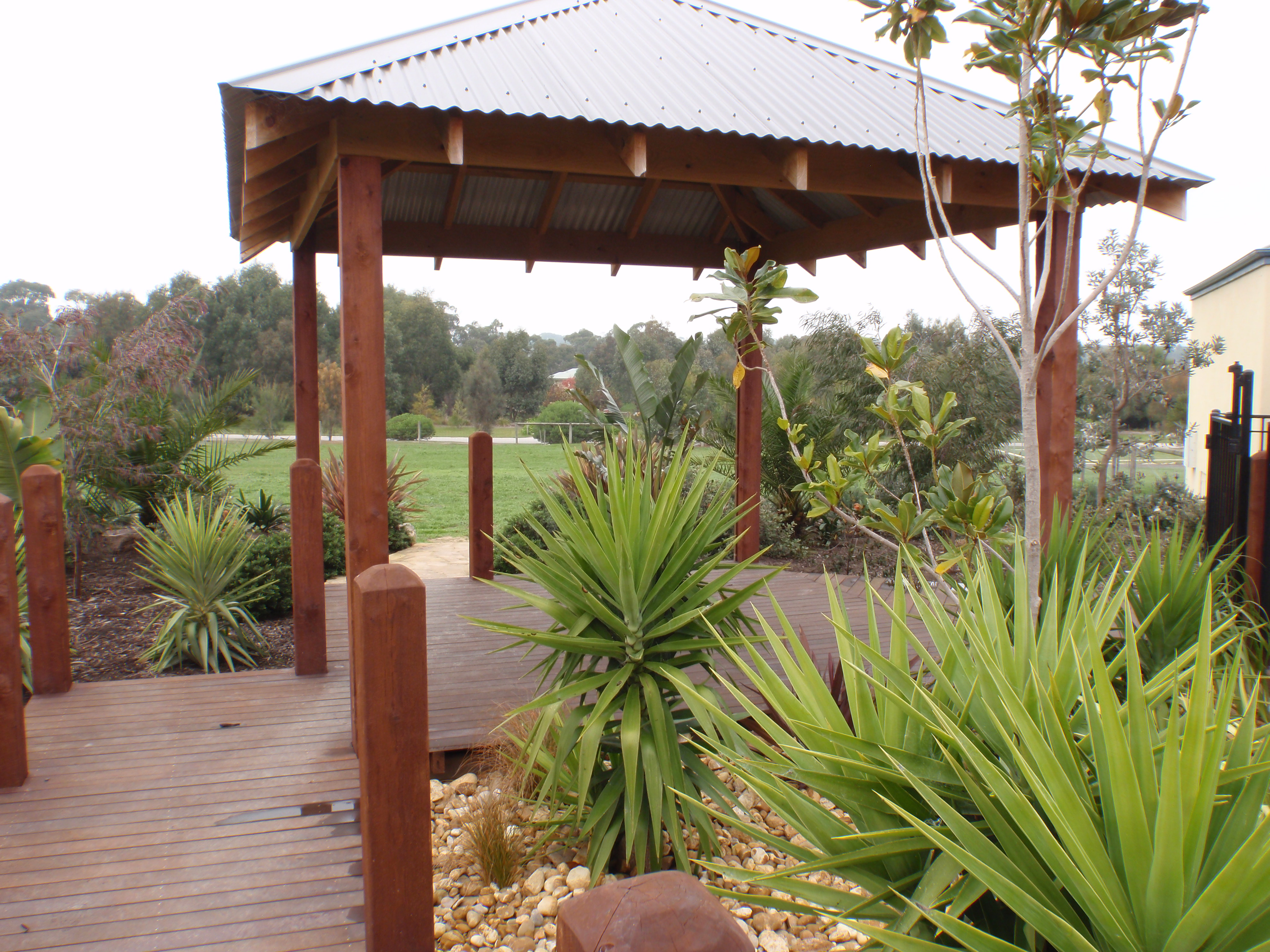 pergola and gardening