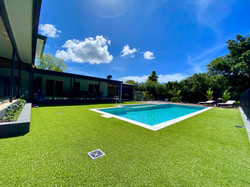 Pool landscaping