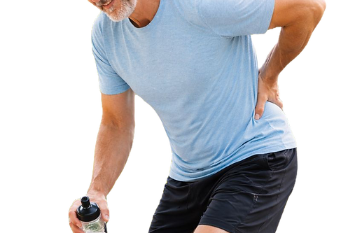 Active man experiencing Low Back Pain & Sciatica