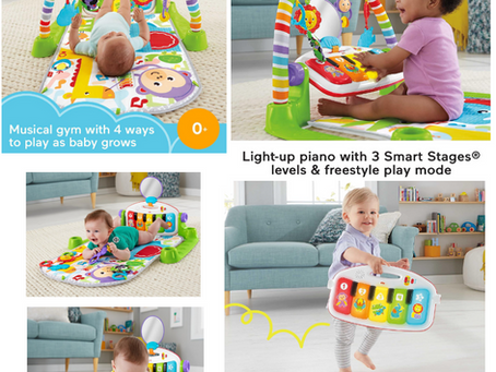 Kick & Play Piano Gym with Musical Toy for Newborn to Toddler
