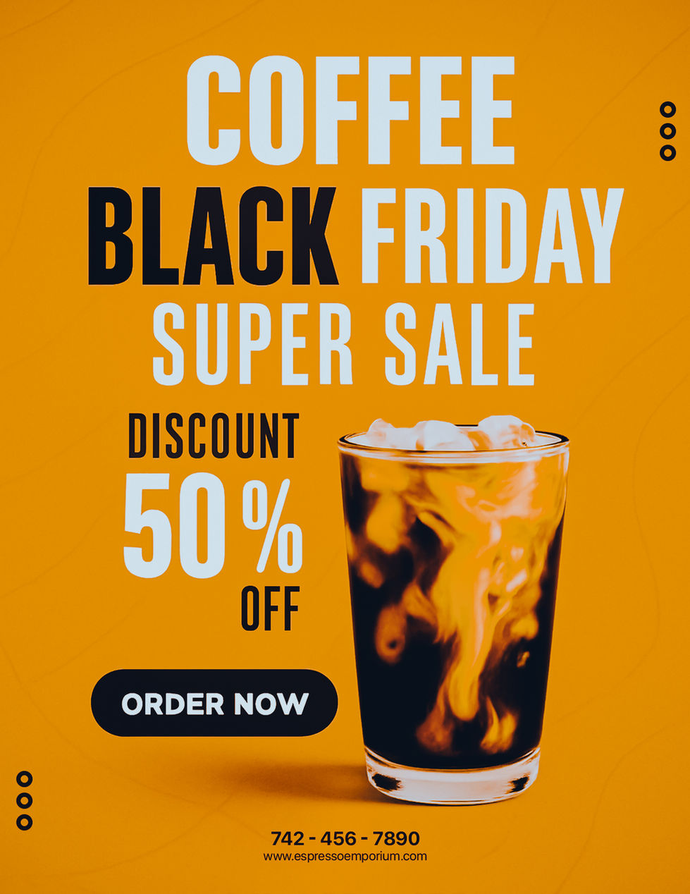 Black Coffee and Black Friday Ad