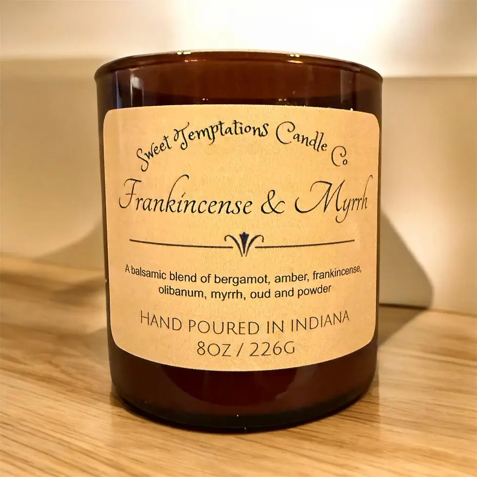 Frankincense & Myrrh Scented Candle
