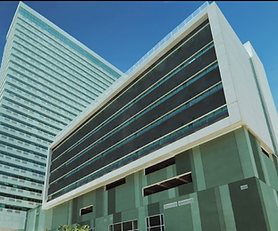Fachada do Bonnaire Business Office, edifício comercial AA para sala comercial e escritório corporativo no Morumbi.