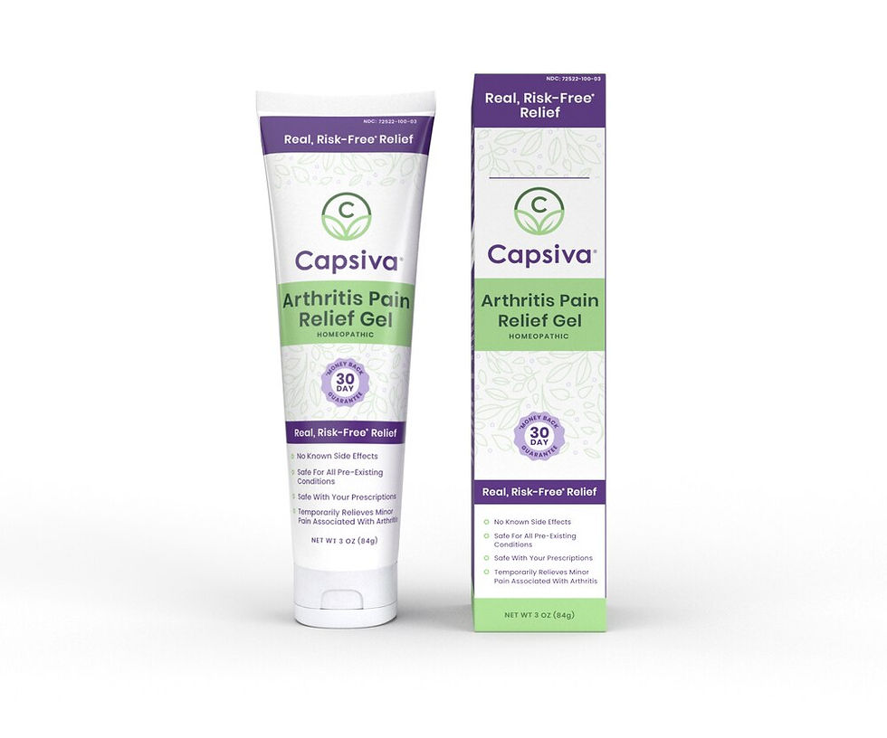 Capsiva Pain Relief Gel Tube