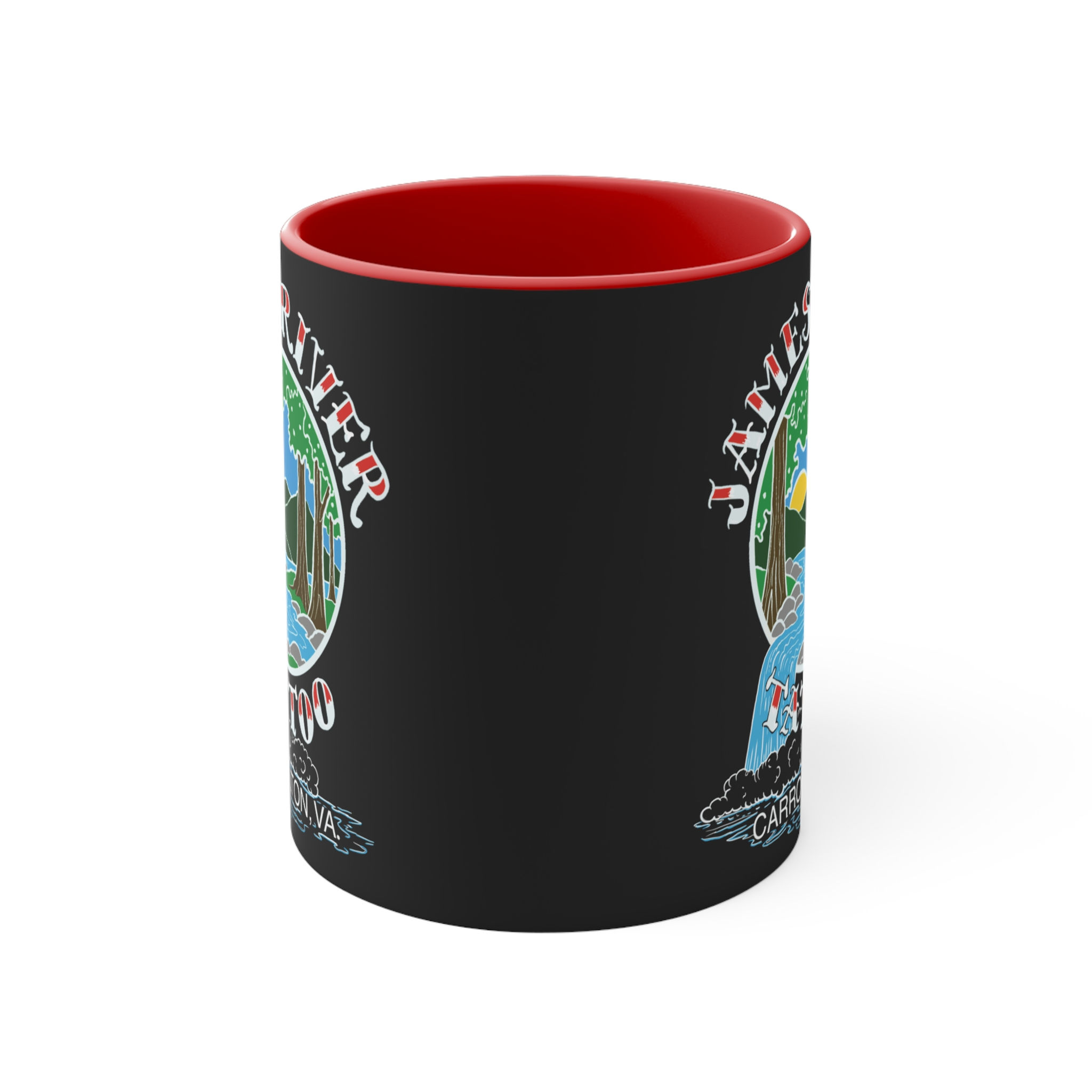 James River Tattoo Waterfall Logo Ceramic Mug