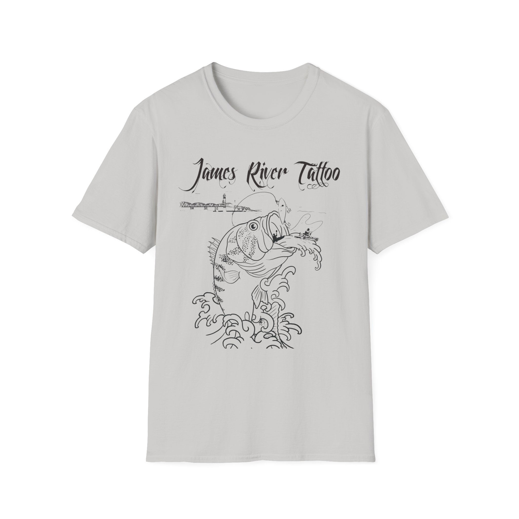 Fishing T-Shirt | Matt Williams Art - James River Tattoo