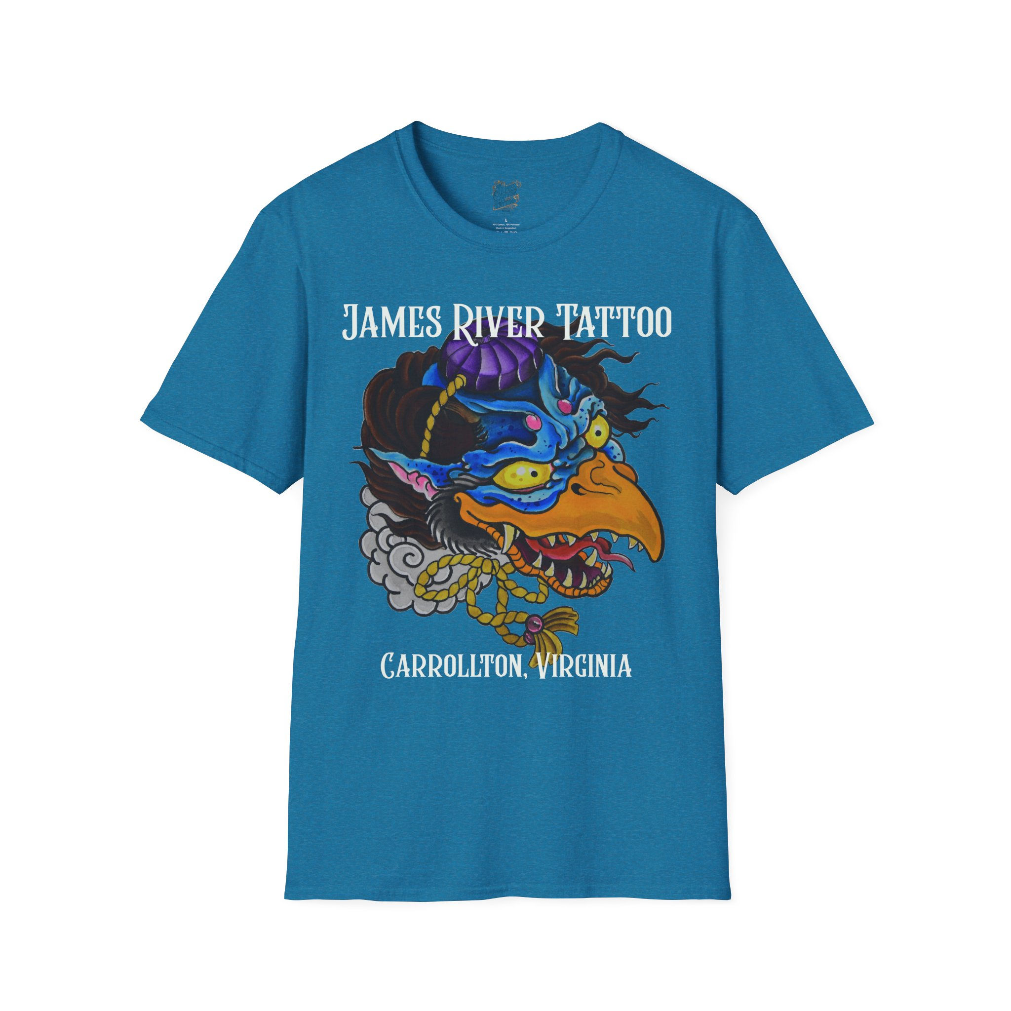 Japanese Tengu Demon Crow Tattoo Art Unisex T-Shirt