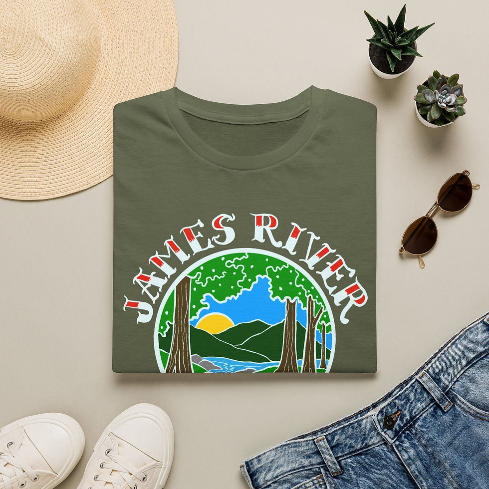Thumbnail: Waterfall T-Shirt | Matt Williams Art - James River Tattoo
