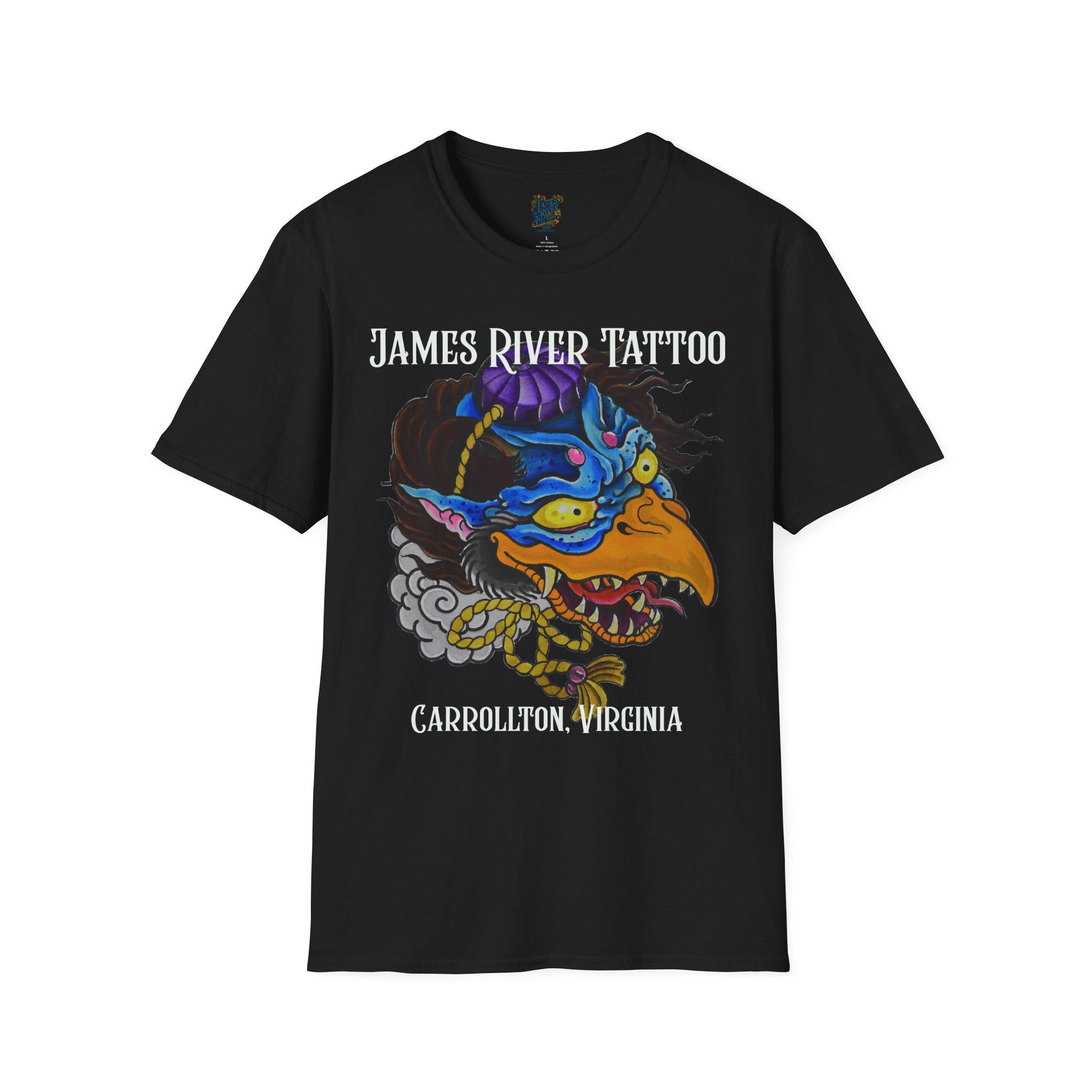 Japanese Tengu Demon Crow Tattoo Art Unisex T-Shirt
