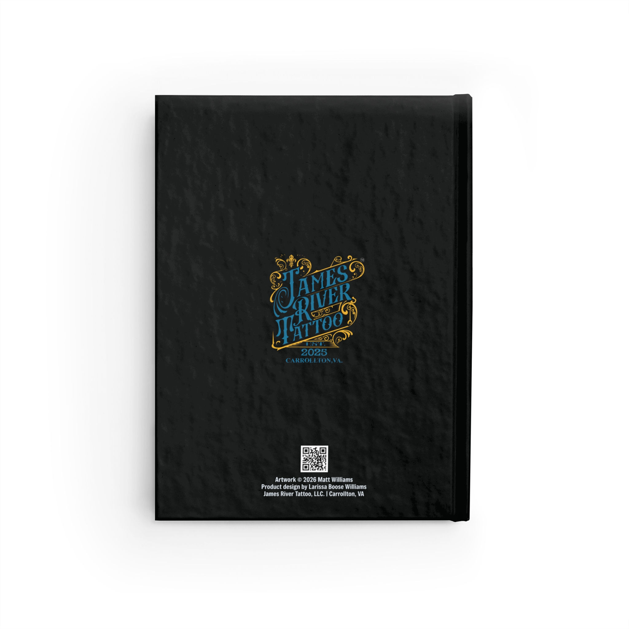Waterfall Logo Hardcover Blank Sketchbook