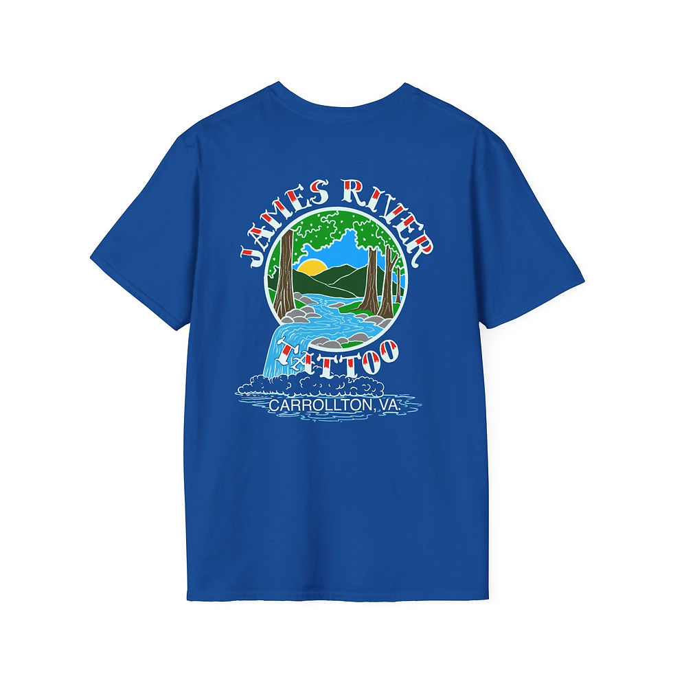 Thumbnail: Waterfall Back Design T-Shirt | Matt Williams Art - James River Tattoo