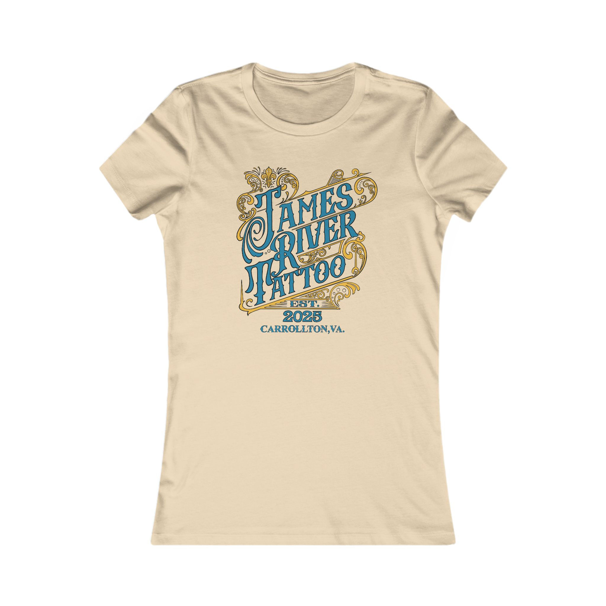 JRT Logo Women's Tee | Matt Williams Art - James River Tattoo