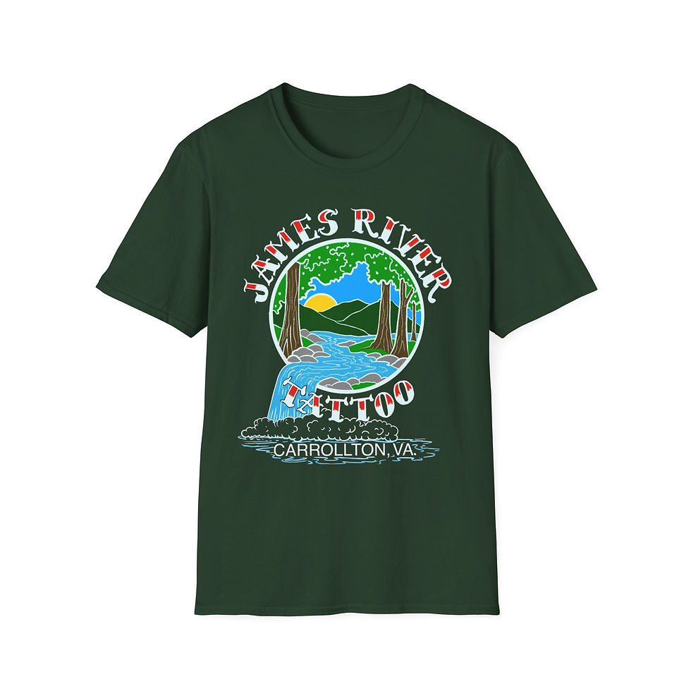 Thumbnail: Waterfall T-Shirt | Matt Williams Art - James River Tattoo