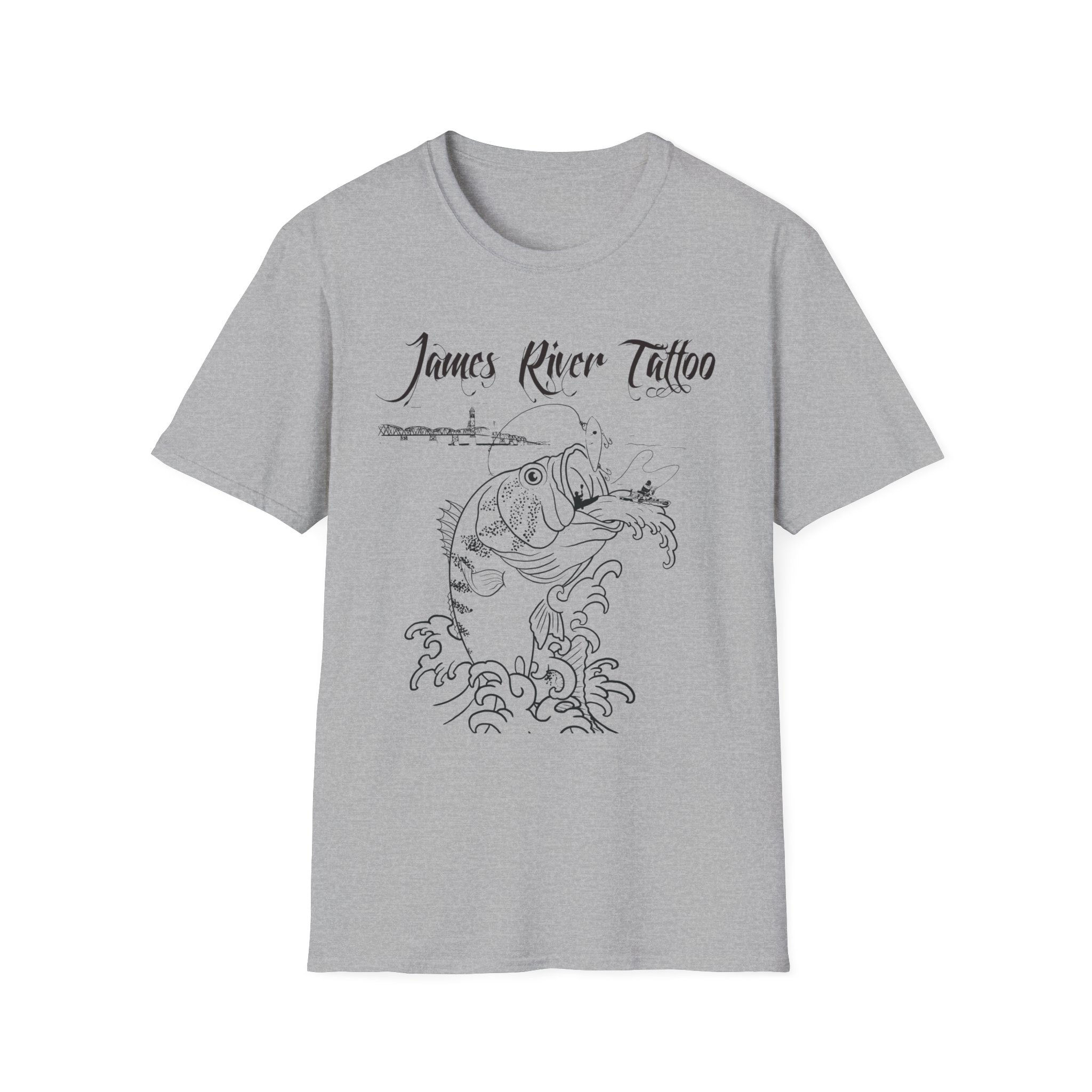Fishing T-Shirt | Matt Williams Art - James River Tattoo