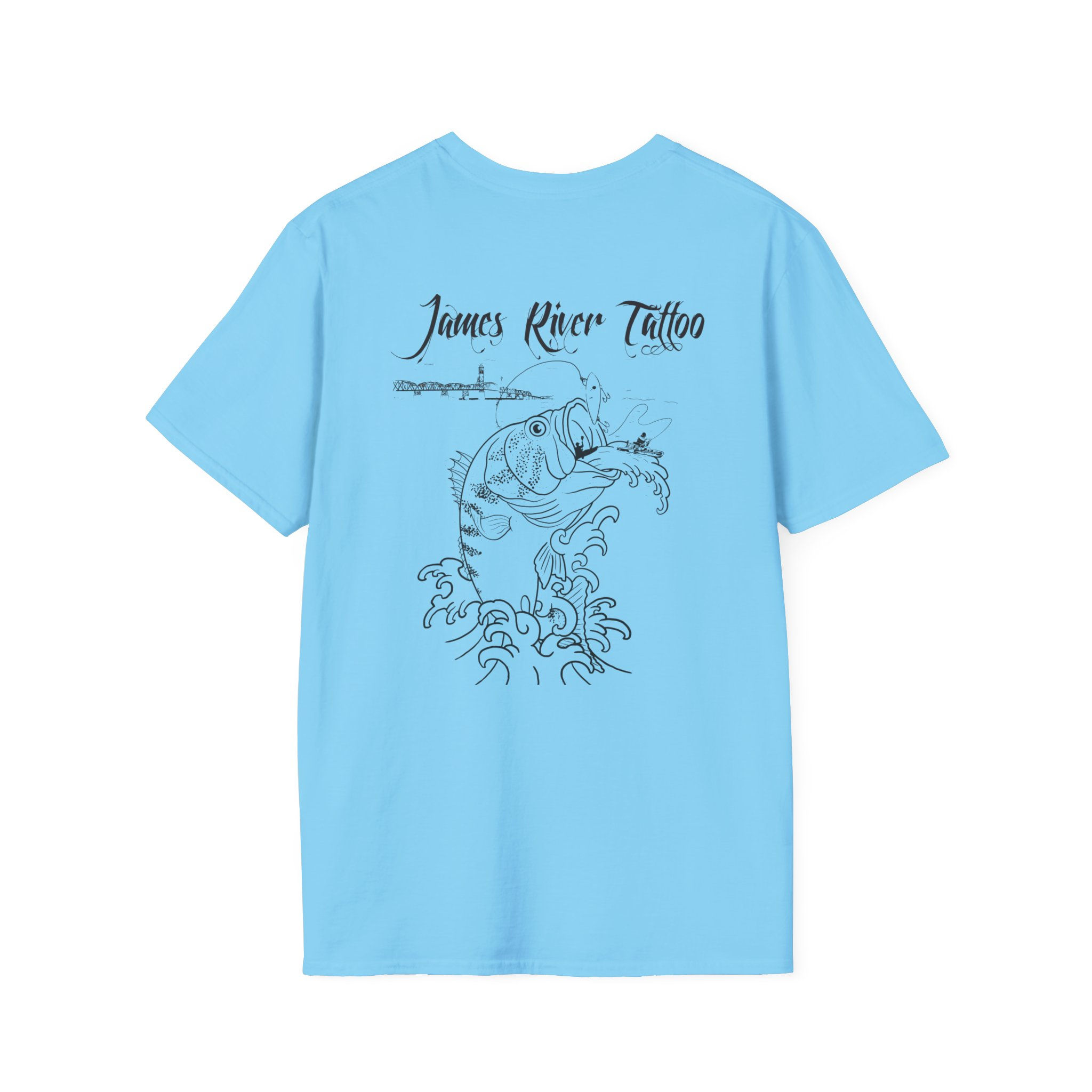 Fishing T-Shirt | Matt Williams Art - James River Tattoo