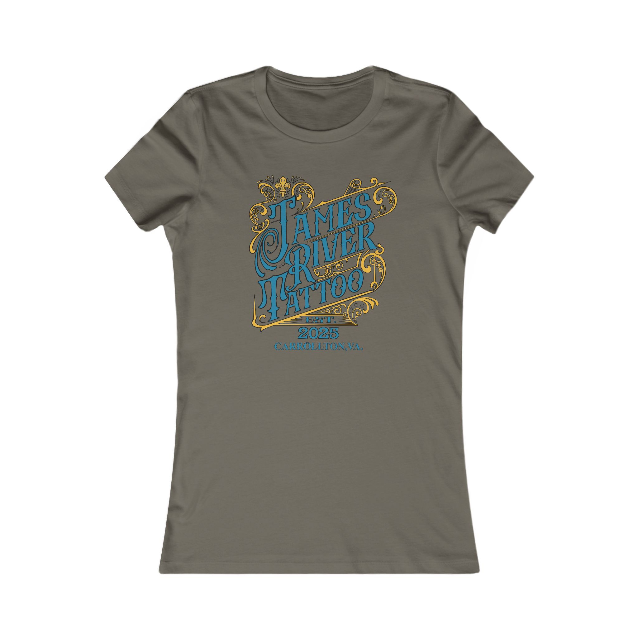 JRT Logo Women's Tee | Matt Williams Art - James River Tattoo