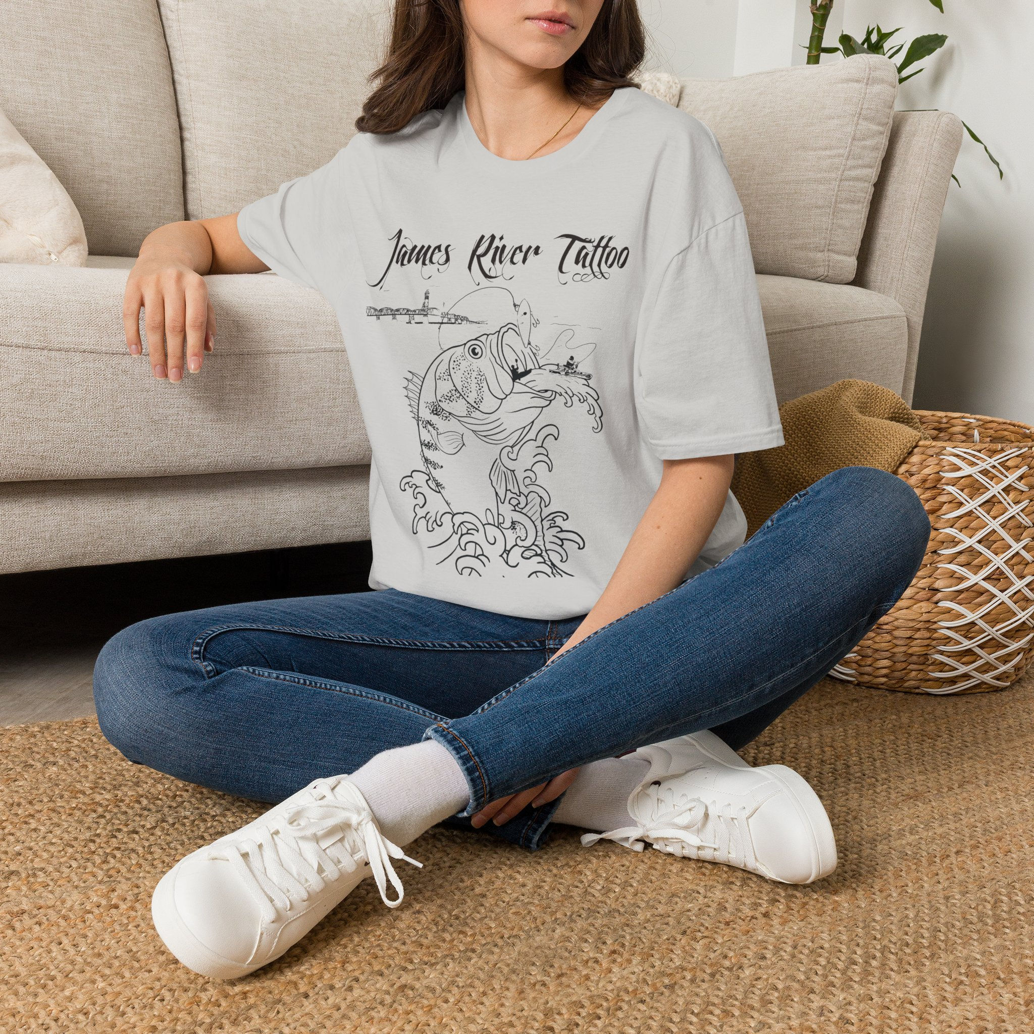 Fishing T-Shirt | Matt Williams Art - James River Tattoo