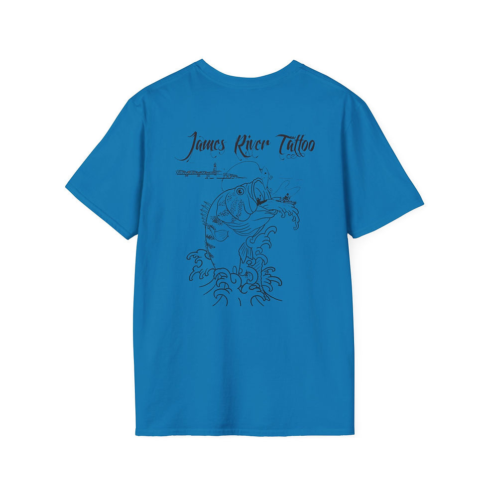 Thumbnail: Fishing T-Shirt | Matt Williams Art - James River Tattoo