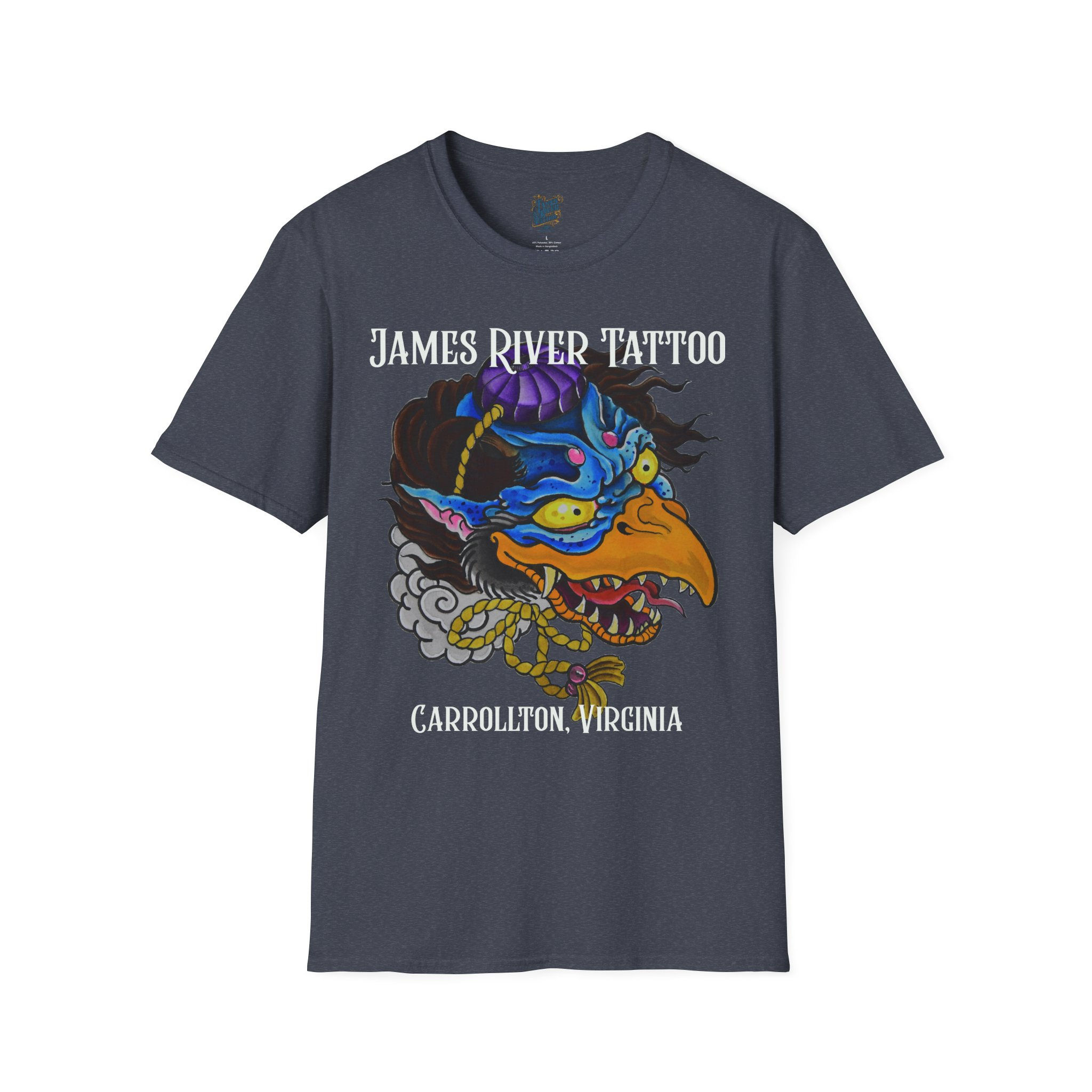 Japanese Tengu Demon Crow Tattoo Art Unisex T-Shirt