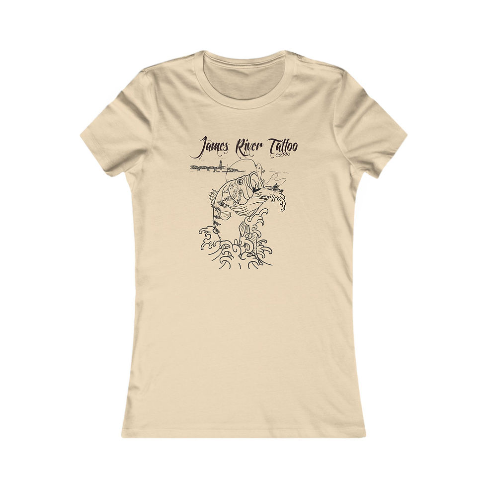 Thumbnail: Largemouth Bass Fitted Unisex Shirt