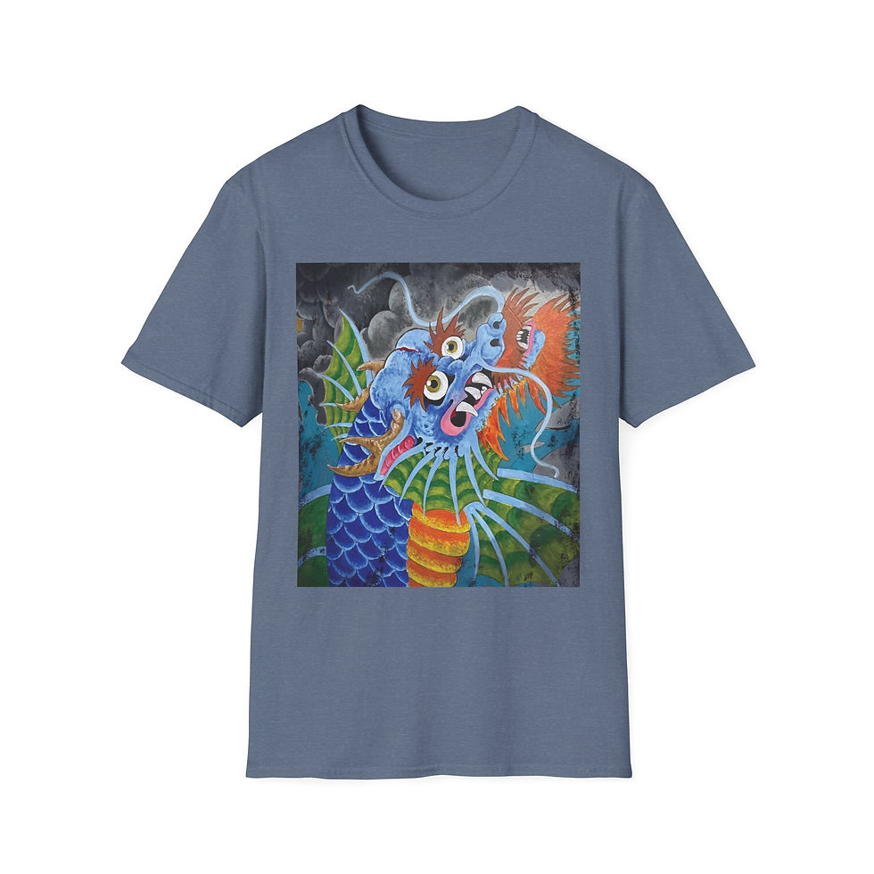 Thumbnail: Dragon Koi Fish T-Shirt | Matt Williams Art - James River Tattoo
