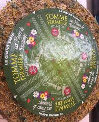 Un fromage à faire fondre, ...ou pas ? La tomme fermière aux fleurs !
