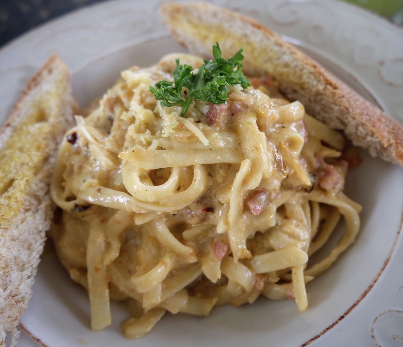 Arranged Food and Objects