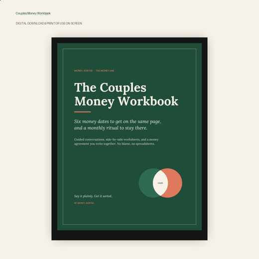 Couples Money Bundle | Couples Workbook & Money Talk Scripts
