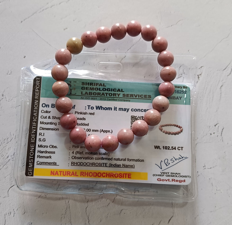Thumbnail: Rhodochrosite Bracelet