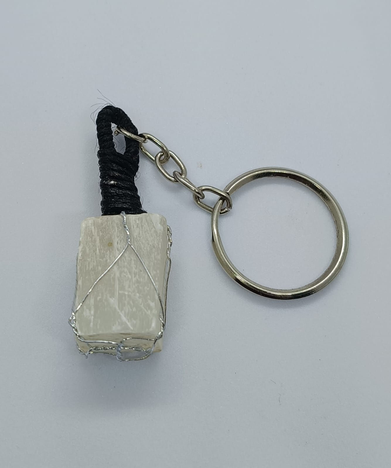 Selenite Key chain