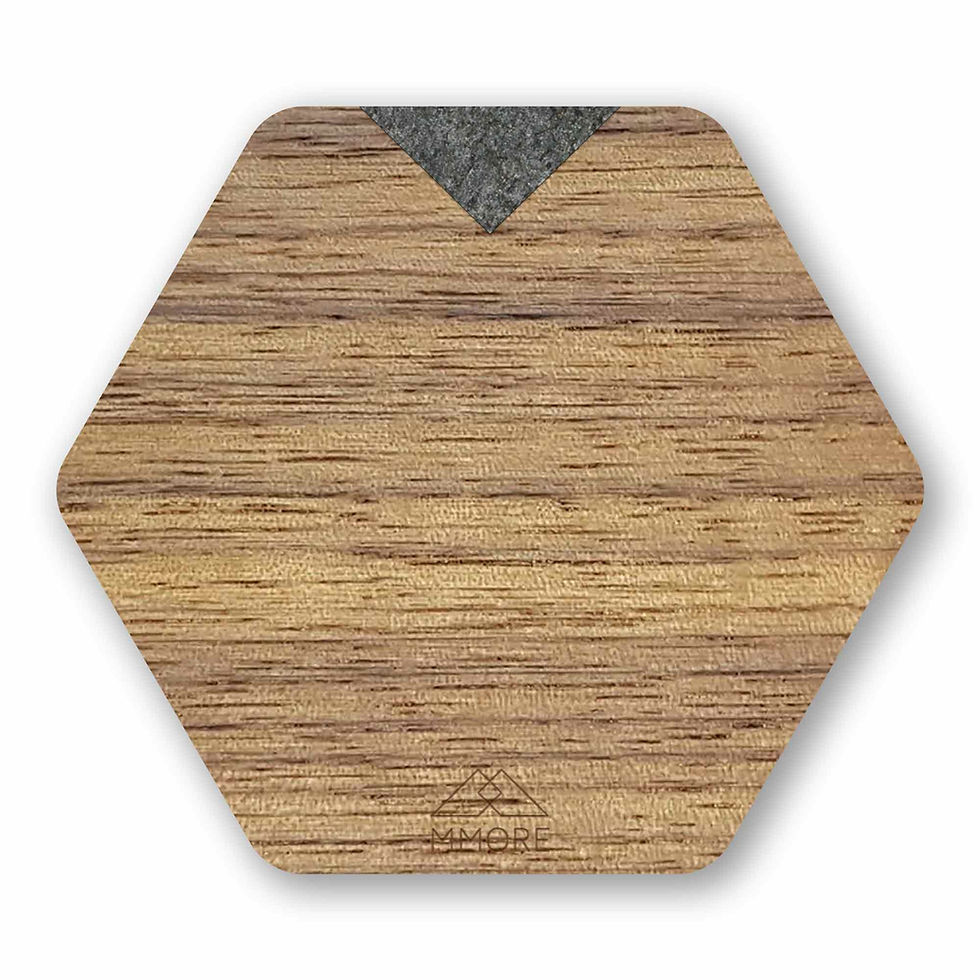 Thumbnail: Wooden Coasters - American Walnut / Set of 4 Coasters