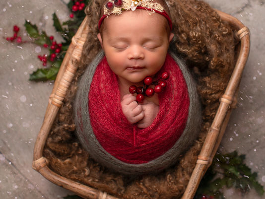 Christmas Newborn Photoshoot