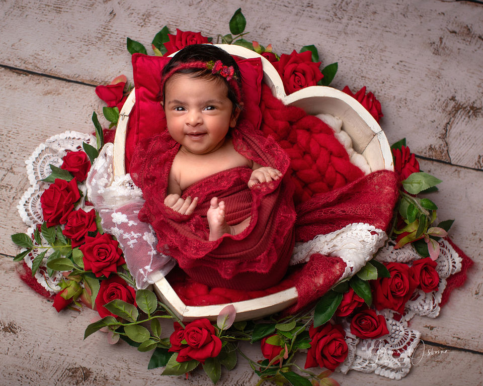 1 month Old Baby Photoshoot