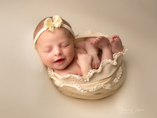 Simple timeless newborn photography