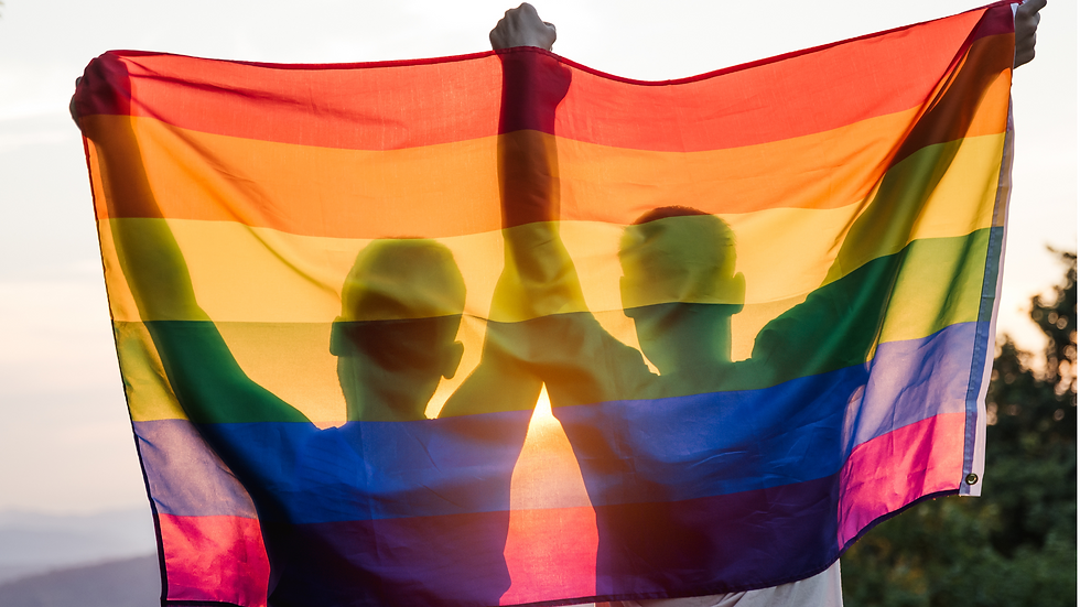 Holding Pride flag - Aging with Pride - The Importance of Pride Month for Seniors in the LGBTQ Community