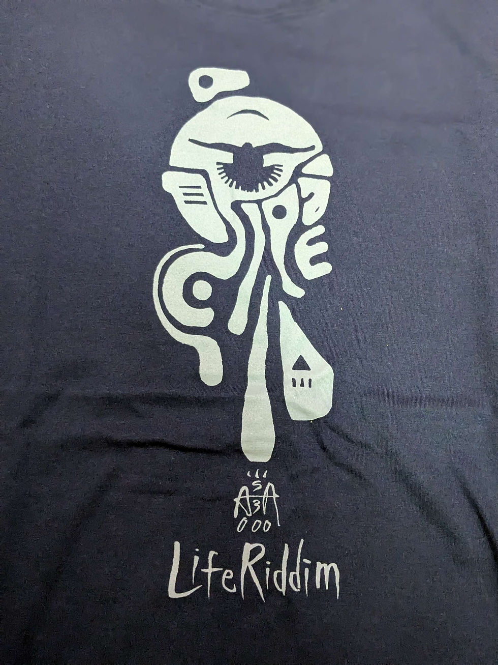 サムネイル： LifeRiddim×ASa3000 T-shirt
