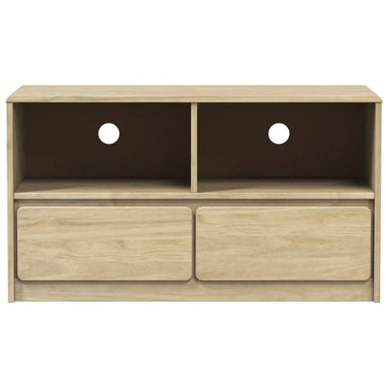 Thumbnail: Risca Wooden TV Stand With 2 Drawers In Oak