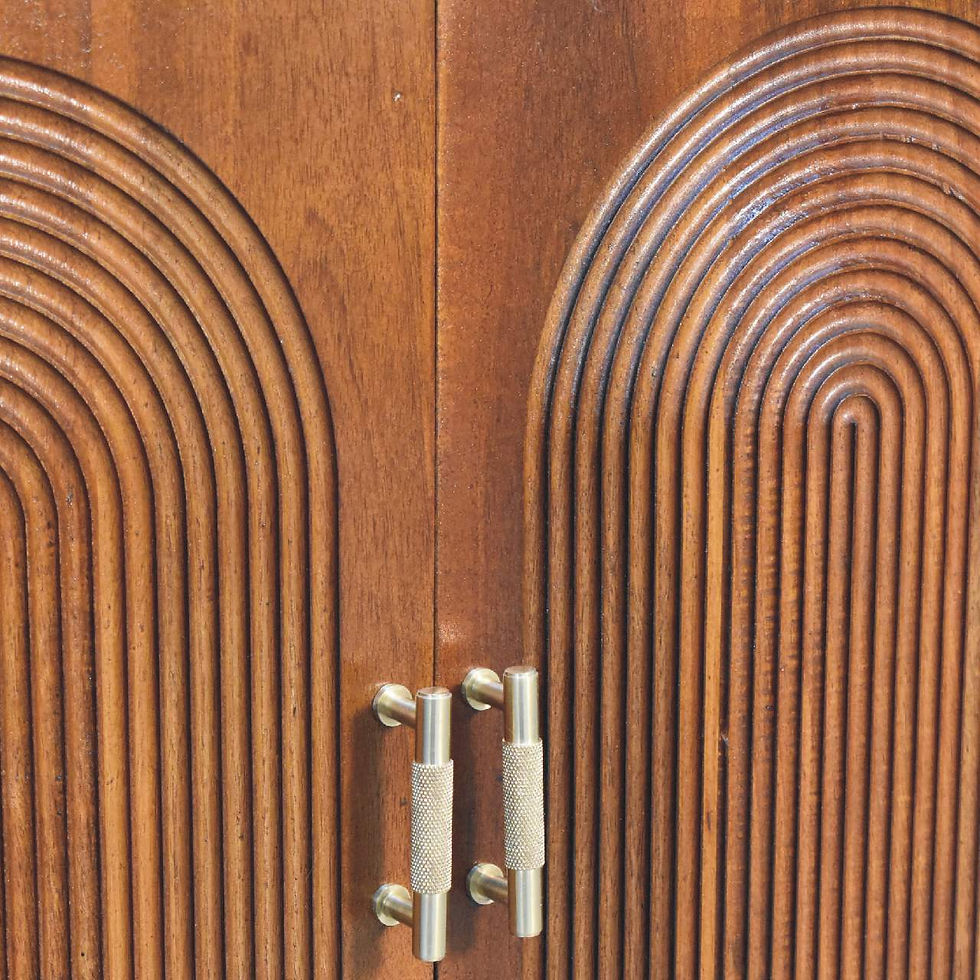 Thumbnail: Chestnut Carved Ball Cabinet