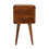 Thumbnail: Mini Chestnut Curved Bedside Table
