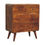 Thumbnail: 2 over 2 Curved Chesnut Chest of Drawers