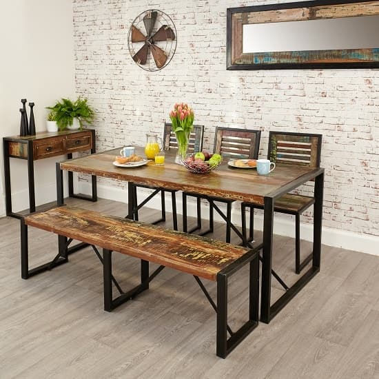Thumbnail: Leipzig Urban Chic Wooden Dining Table
