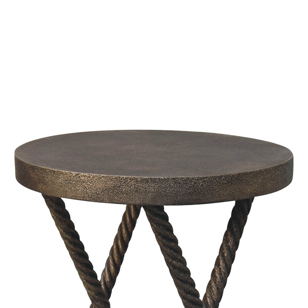Thumbnail: Metallic Rope Side Table