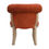 Thumbnail: Brick Red Velvet Studded Chair