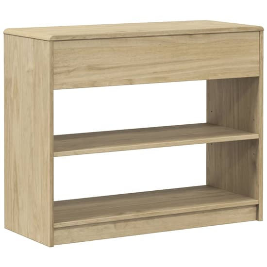 Thumbnail: Risca Wooden Console Table With 2 Drawers In Oak