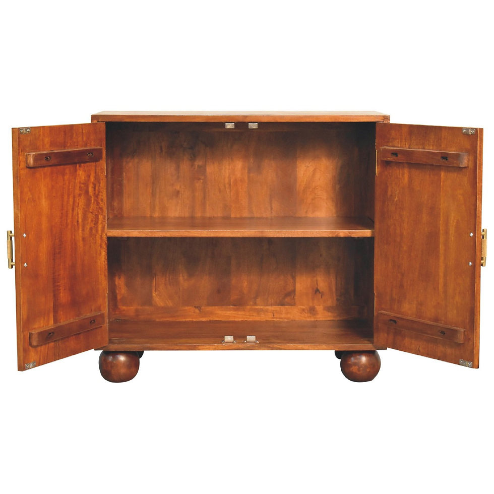Thumbnail: Chestnut Carved Ball Cabinet