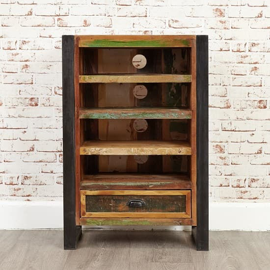 Thumbnail: Leipzig Urban Chic Wooden Entertainment Cabinet