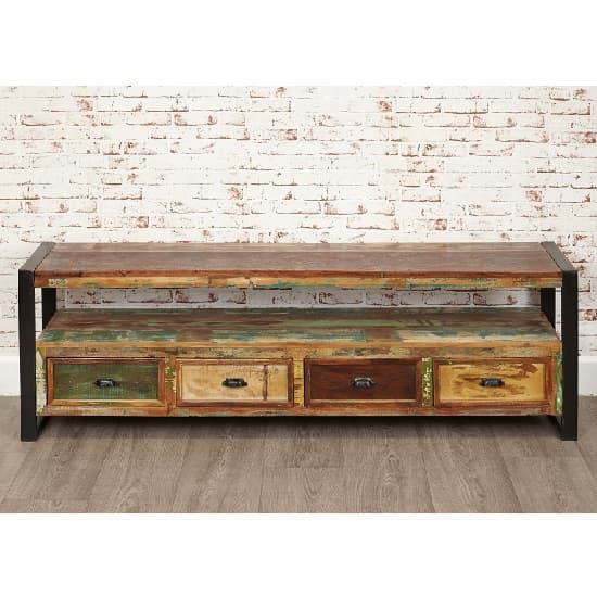 Thumbnail: Leipzig Urban Chic Wooden Large TV Stand